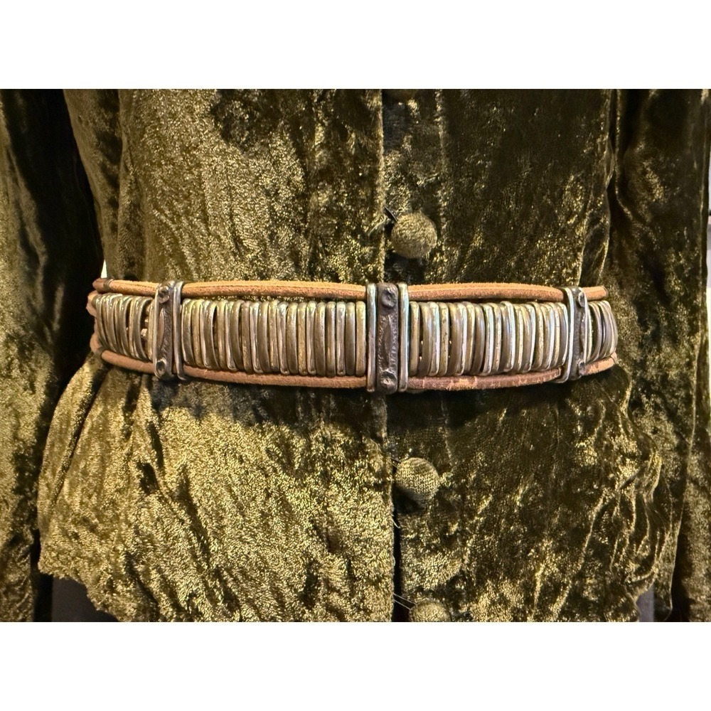 Vintage Statement Belt Bundle 4pc Snakeskin Leather Braided Rope Western Boho - Picture 16 of 16